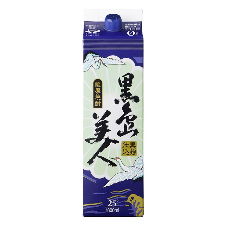 焼酎 芋焼酎 芋 長島研醸 乙25° 黒島美人 パック 1800ml