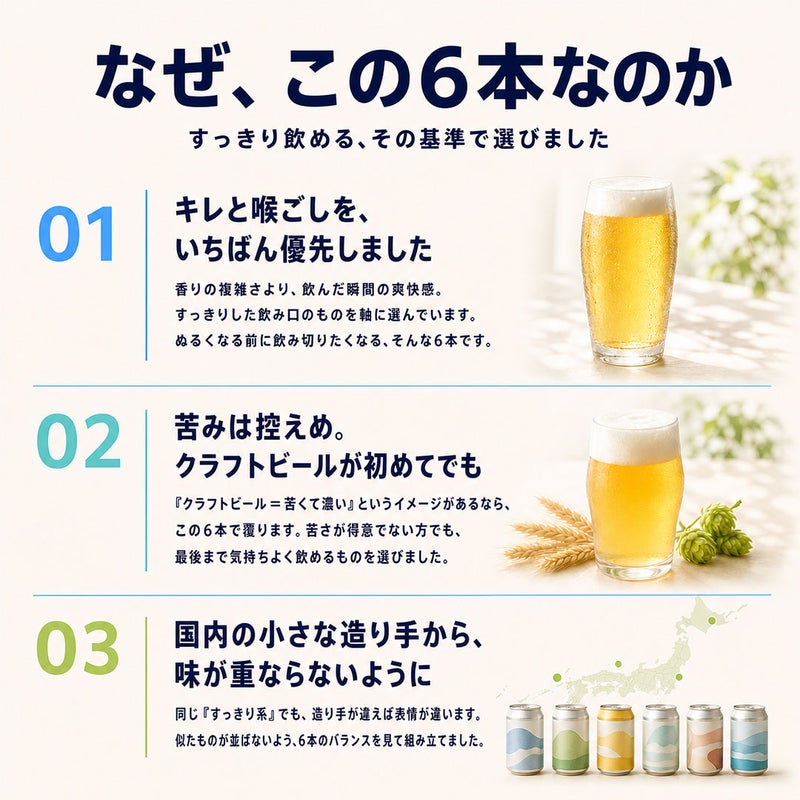 なぜこの6本なのか