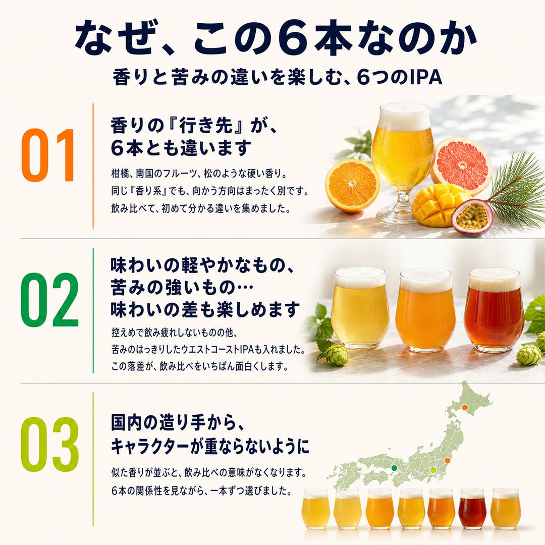 なぜこの6本なのか