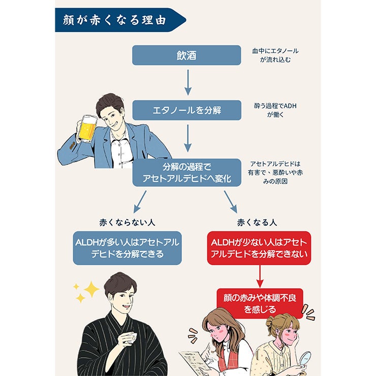お酒で赤くなる前に 飲む栄養ドリンク 赤ん 白桃味