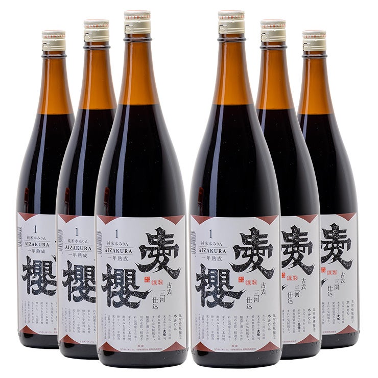 杉浦味醂 古式三河仕込 愛櫻 純米本みりん 一年熟成