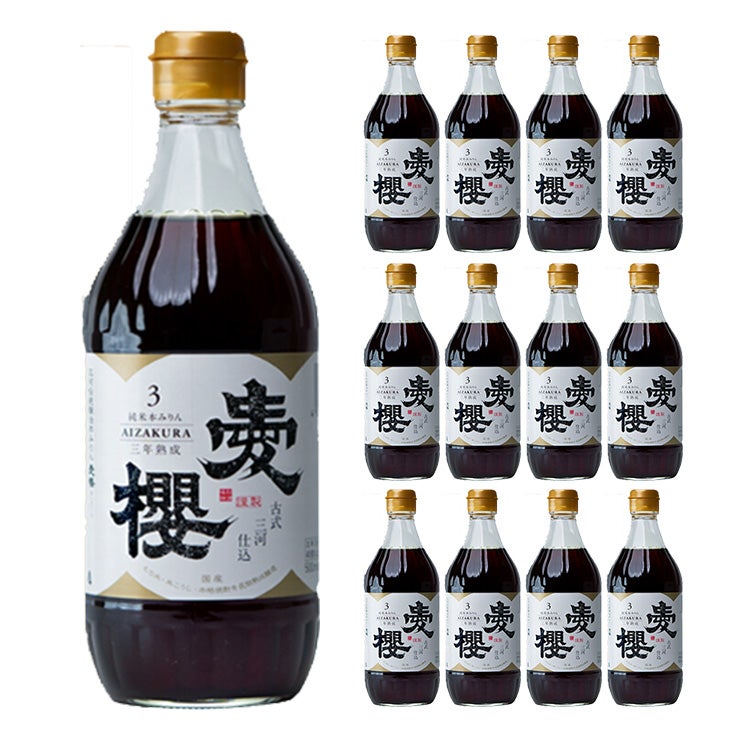 杉浦味醂 古式三河仕込 愛櫻 純米本みりん 三年熟成