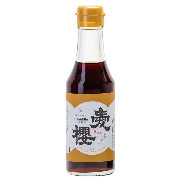杉浦味醂 古式三河仕込 愛櫻 純米本みりん 三年熟成