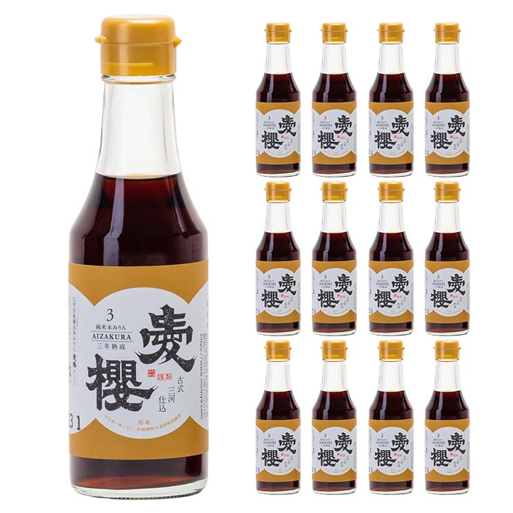 杉浦味醂 古式三河仕込 愛櫻 純米本みりん 三年熟成