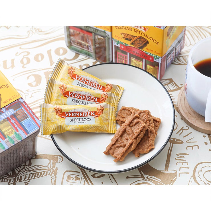 ベルメーレン カラメルビスケット オリジナルハウス缶