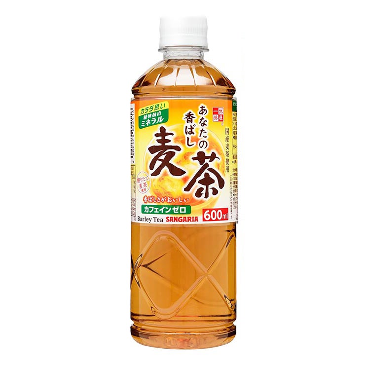 サンガリア あなたの香ばし麦茶 600ml 48本