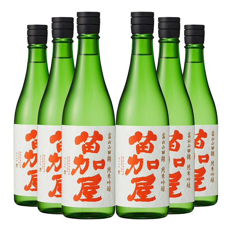 若鶴酒造 苗加屋 富山山田錦 純米吟醸 720ml 6本