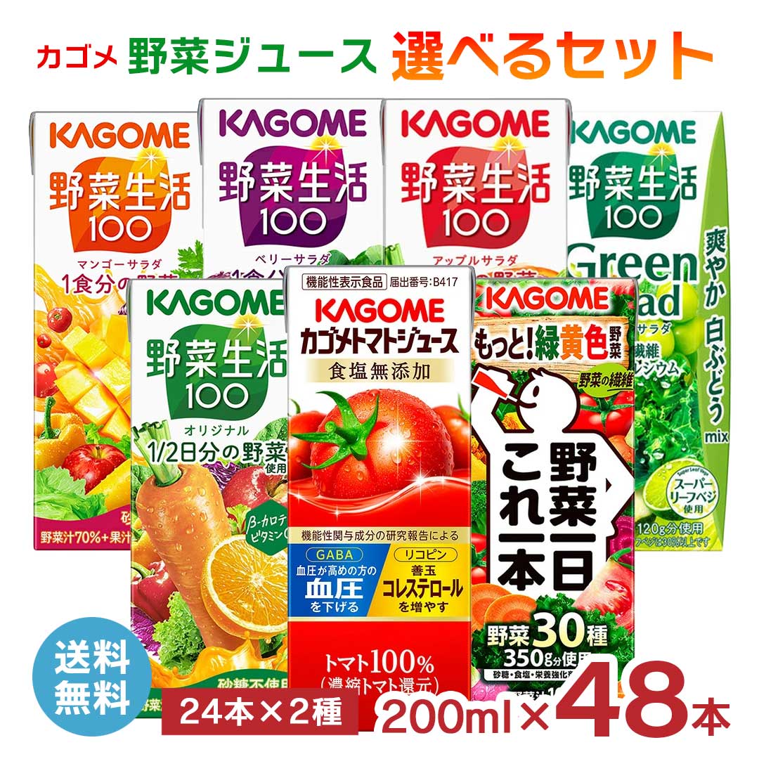 カゴメ 野菜ジュース 野菜生活100 選べる2種セット