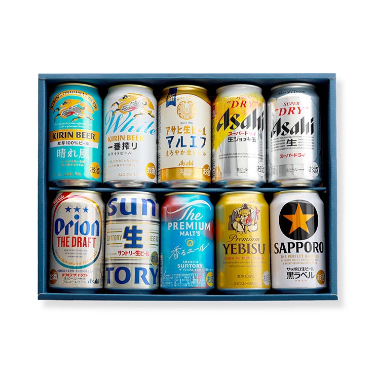 【夏季限定掛け紙付き！】定番ビール飲み比べ 10本 セット