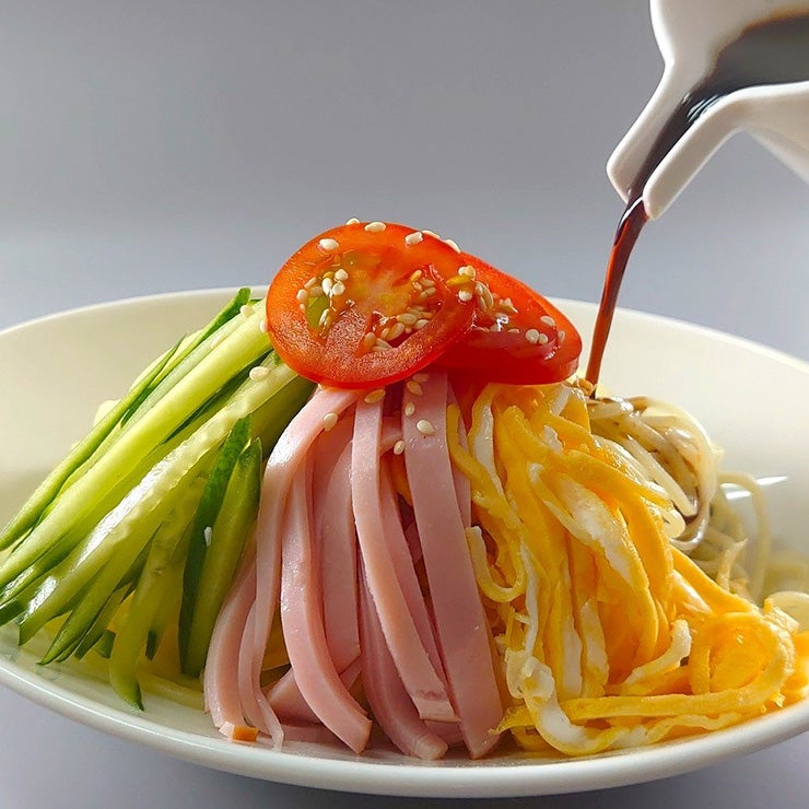 あみ印 黒酢 冷し中華スープ