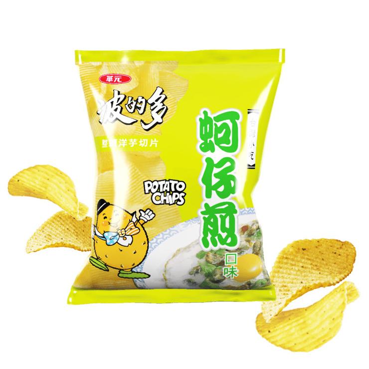 華元 ポテトチップス 台湾牡蠣オムレツ風味