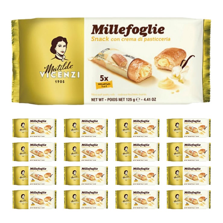 VICENZI ヴィチェンチ パフペーストリーロール クリーム