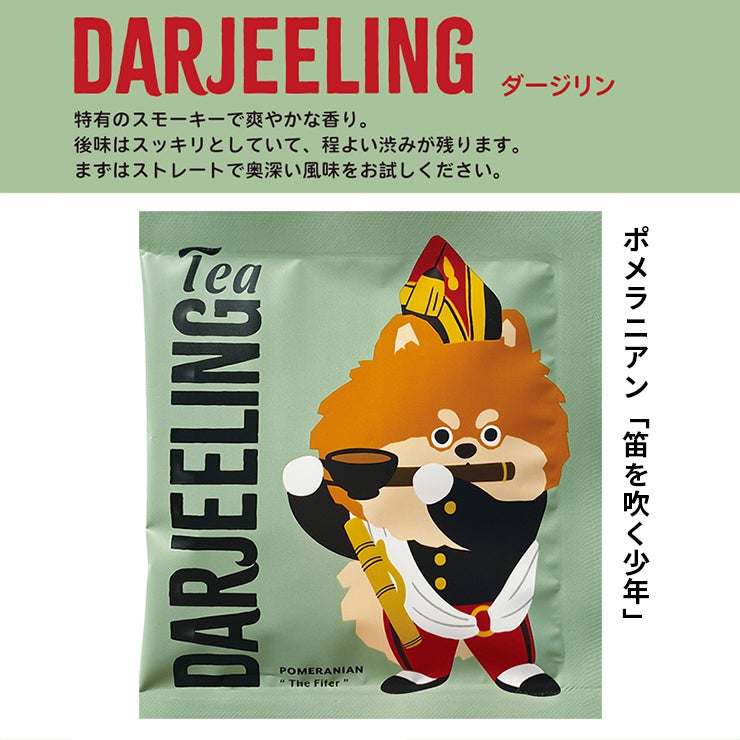 アートミュージアムティーバッグポメラニアンダージリン